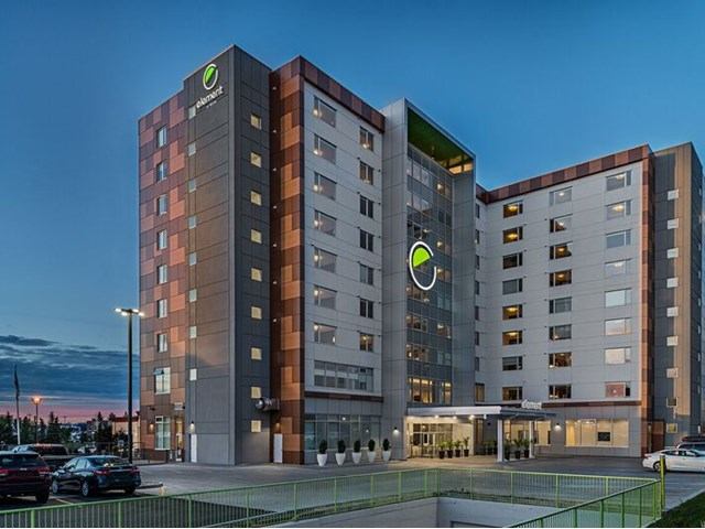 exterior of the hotel.