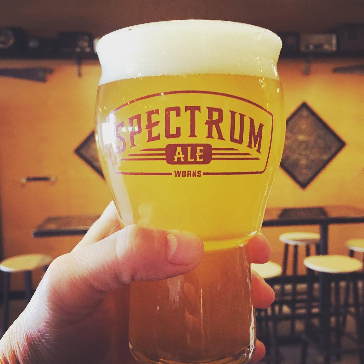A glass of Brew