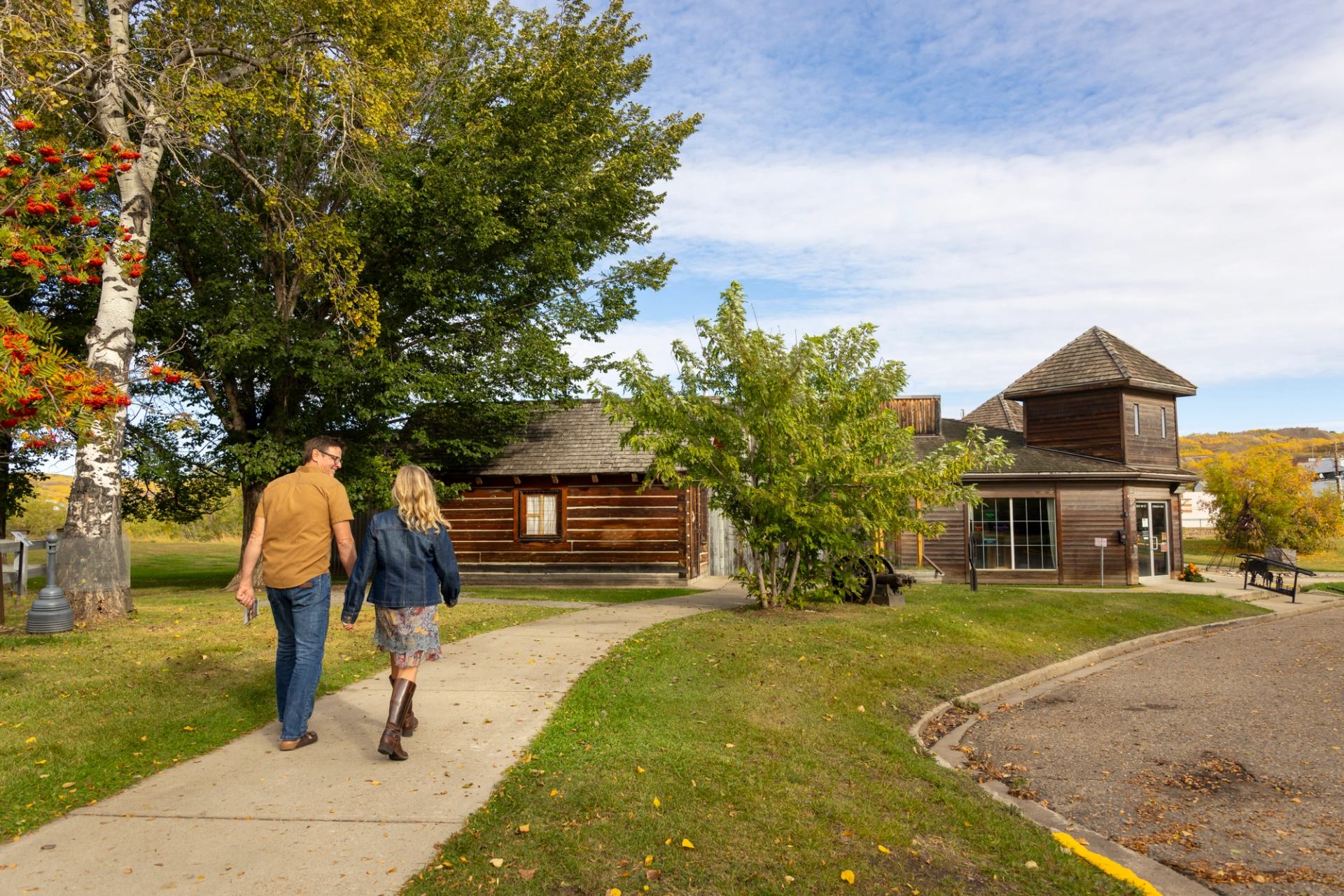 Exterior of the Peace River Museum Archives and Mackenzie Centre.