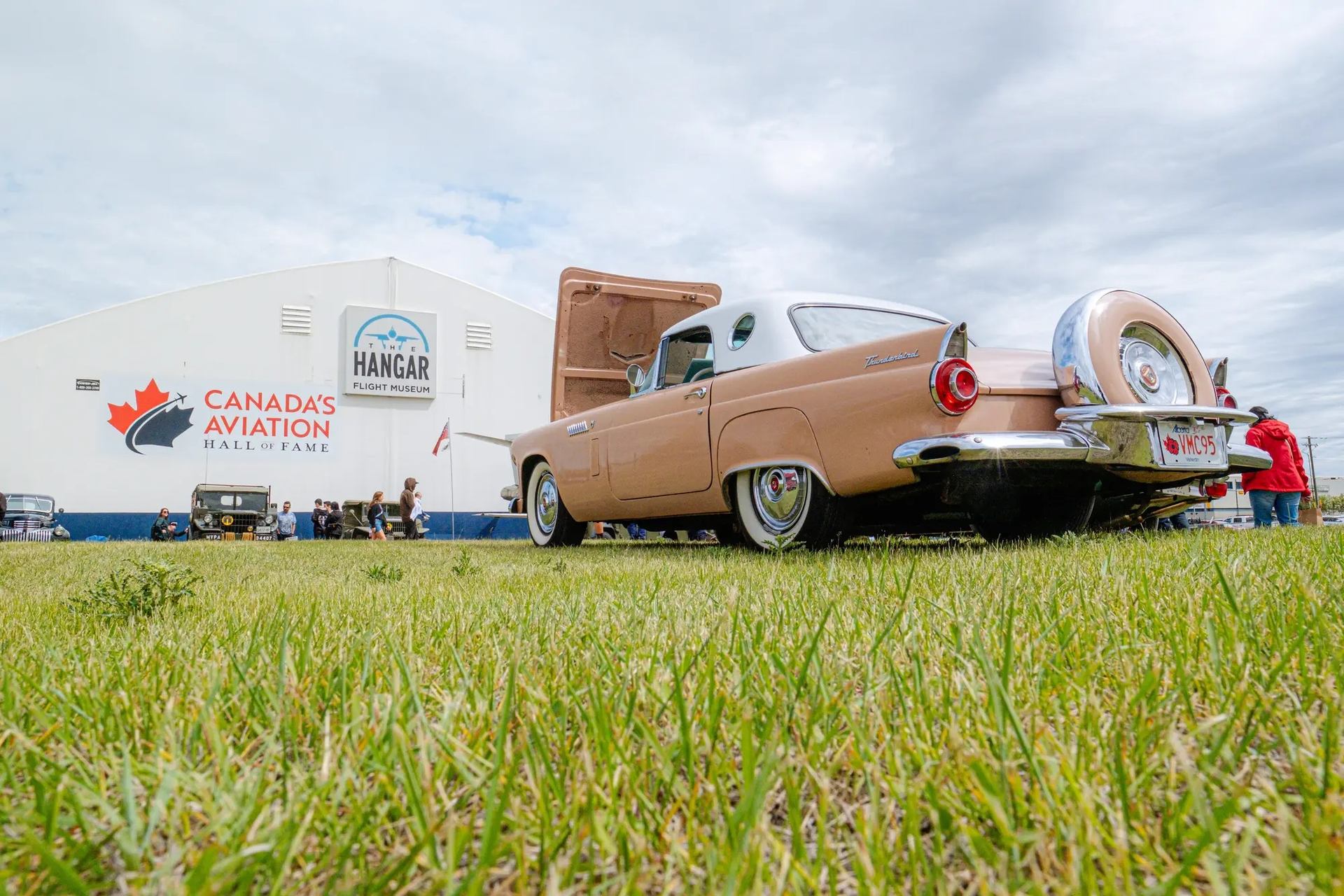 One of the antique cars at the event.