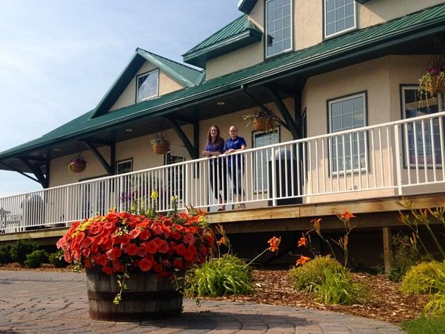 Exterior of Hanna Visitor Information Centre