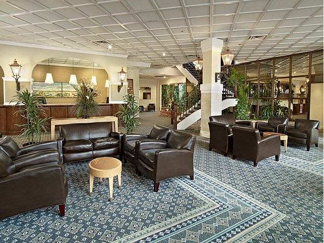 Lobby at the lodge