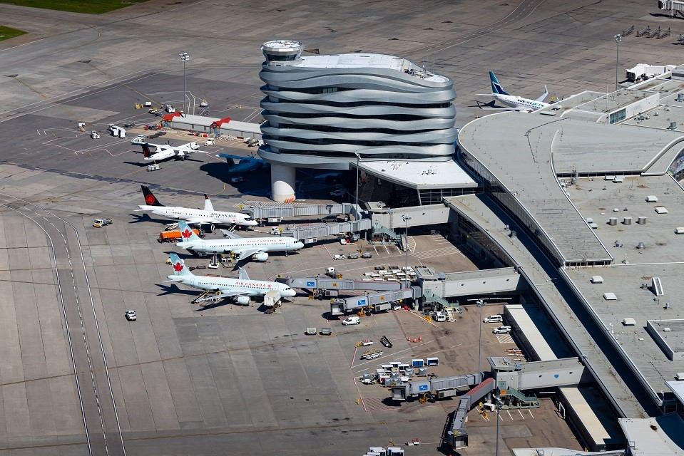 Aerial of YEG Edmonton International Airport
