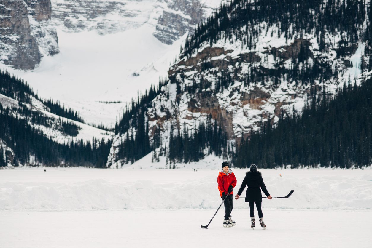 Into the Wild Tours - Ice skating at Lake Louise & Ice walk at Johnston Canyon | Canada's Alberta thumbnail