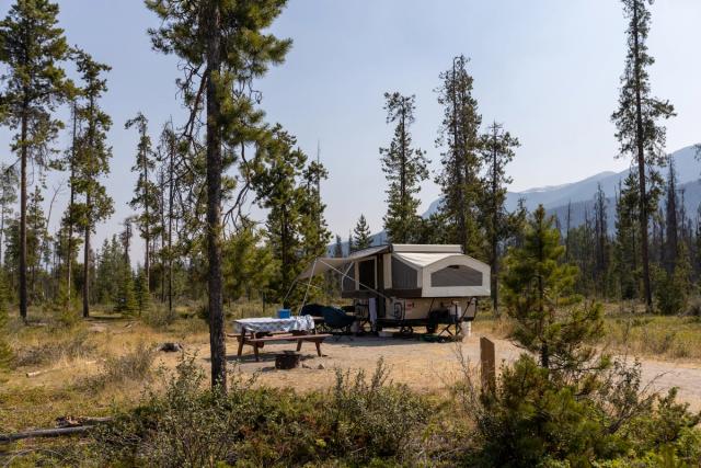 Site at Wabasso Campground.