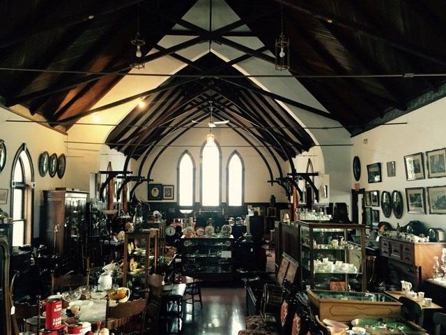 Interior of House of Proust Antiques