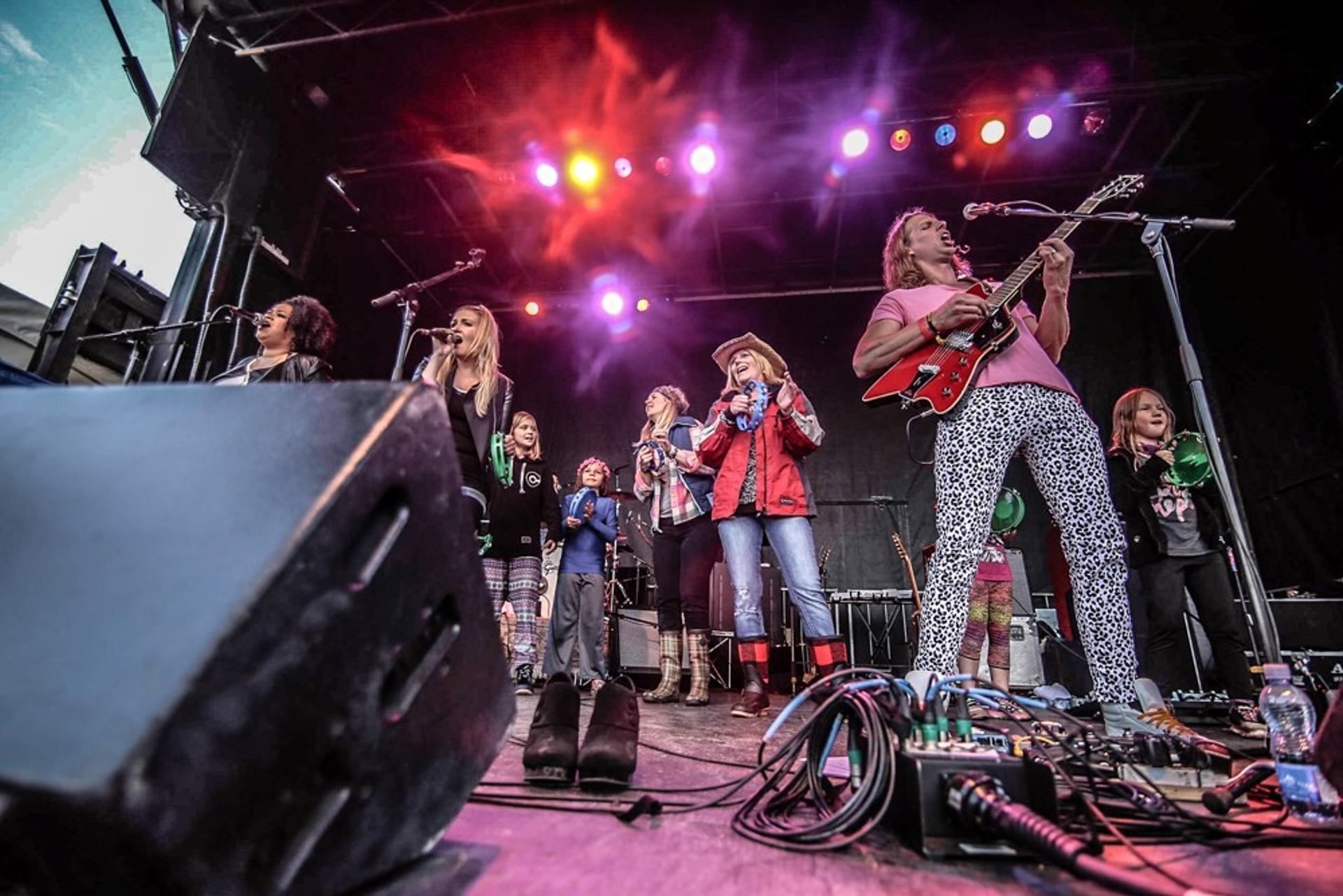 A band performing at the festival.