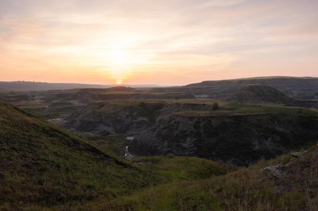 Midland Provincial Park at sunset.