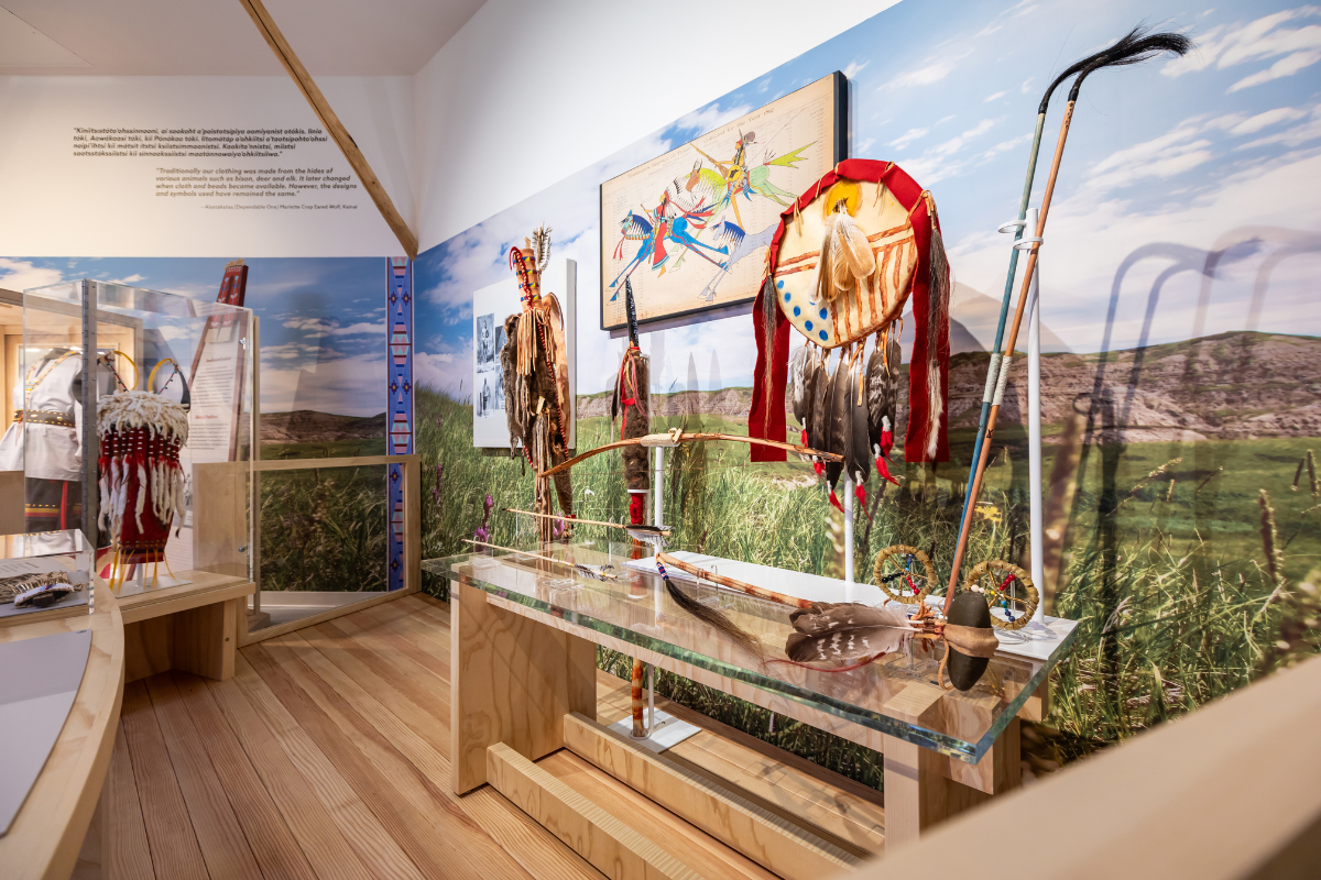Exhibits at The Confluence Historic Site & Parkland