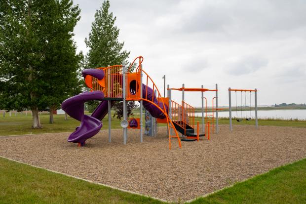 Playground at Fox Lake Campground.