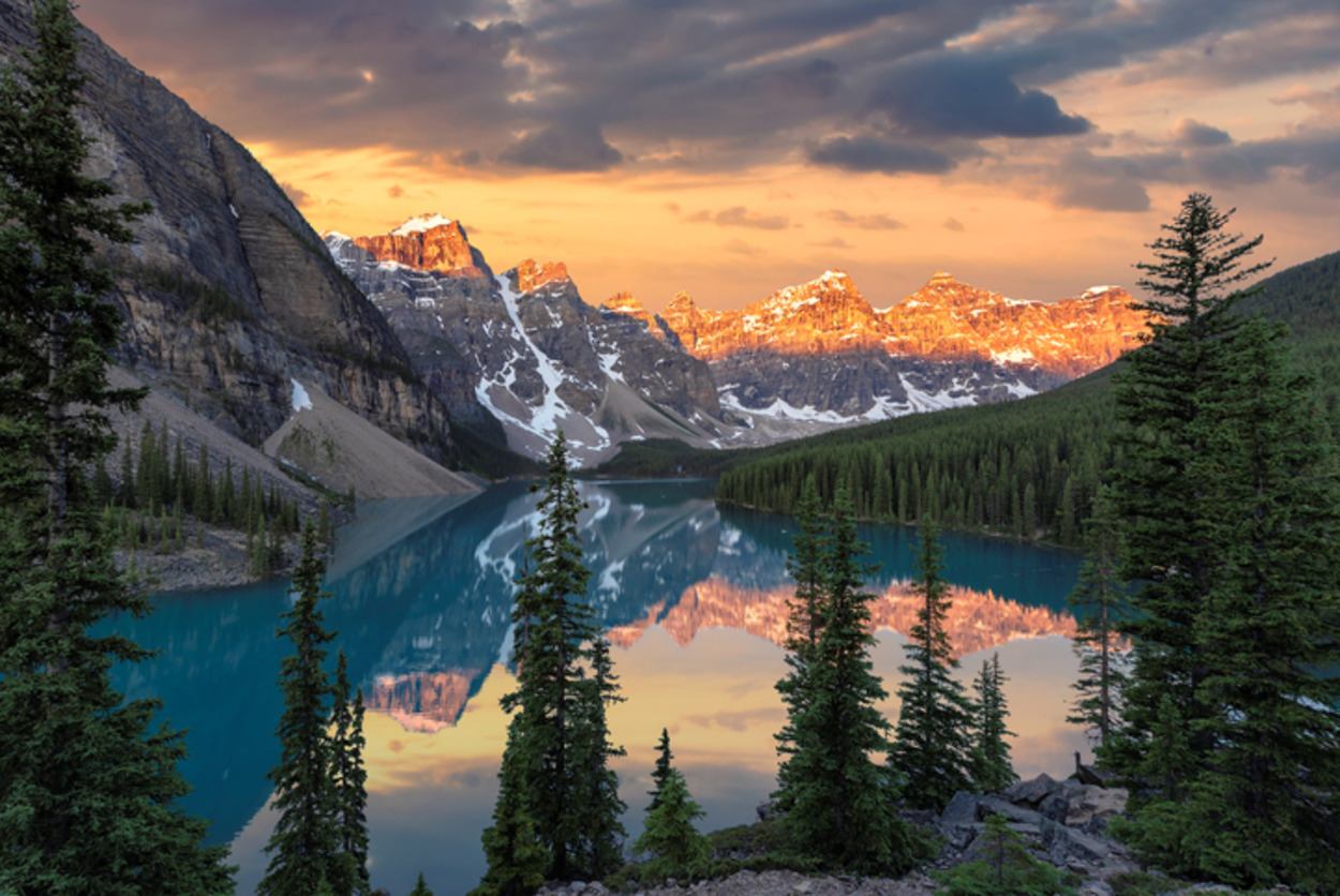 Moraine Lake at Sunrise