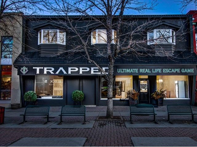 The exterior of Trapped in Calgary.