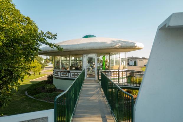 UFO Landing Pad in St. Paul, Alberta.