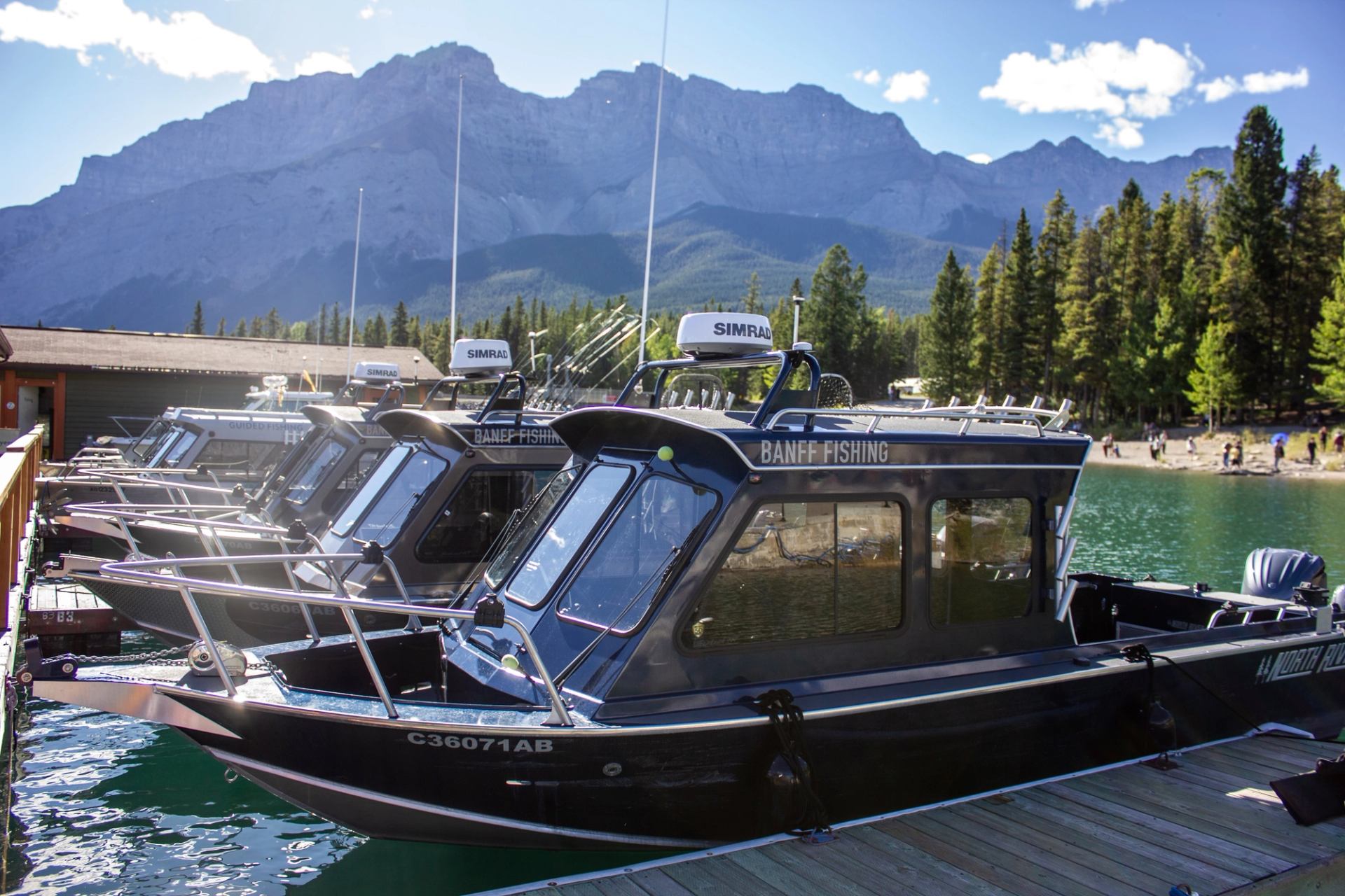 Banff Fishing Unlimited fishig boats