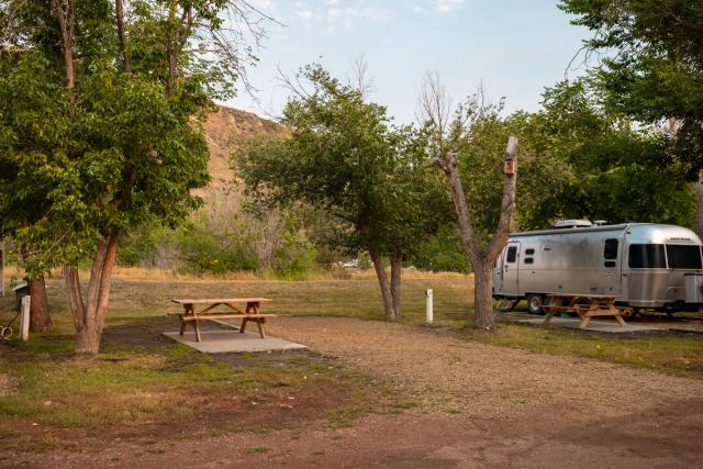 Site at Dinosaur RV Park.