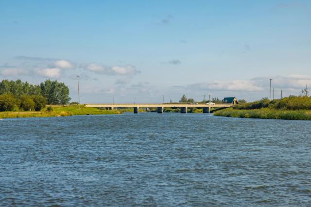 The river at Roland on the River.