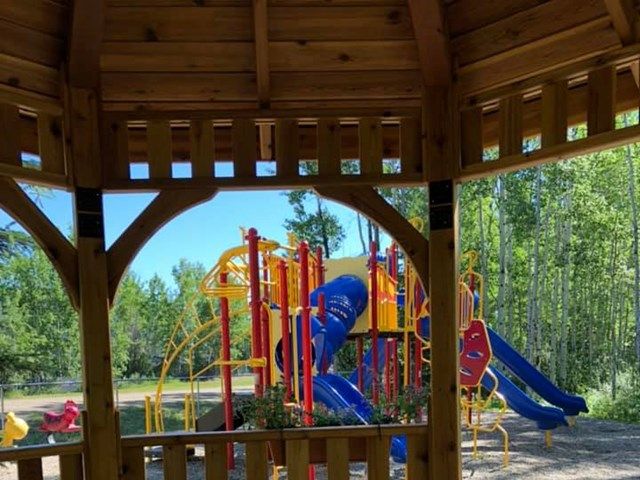 The playground at Cotillion Campground.