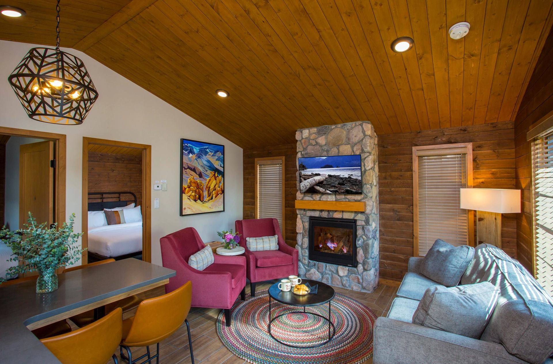 Family Cabin living room