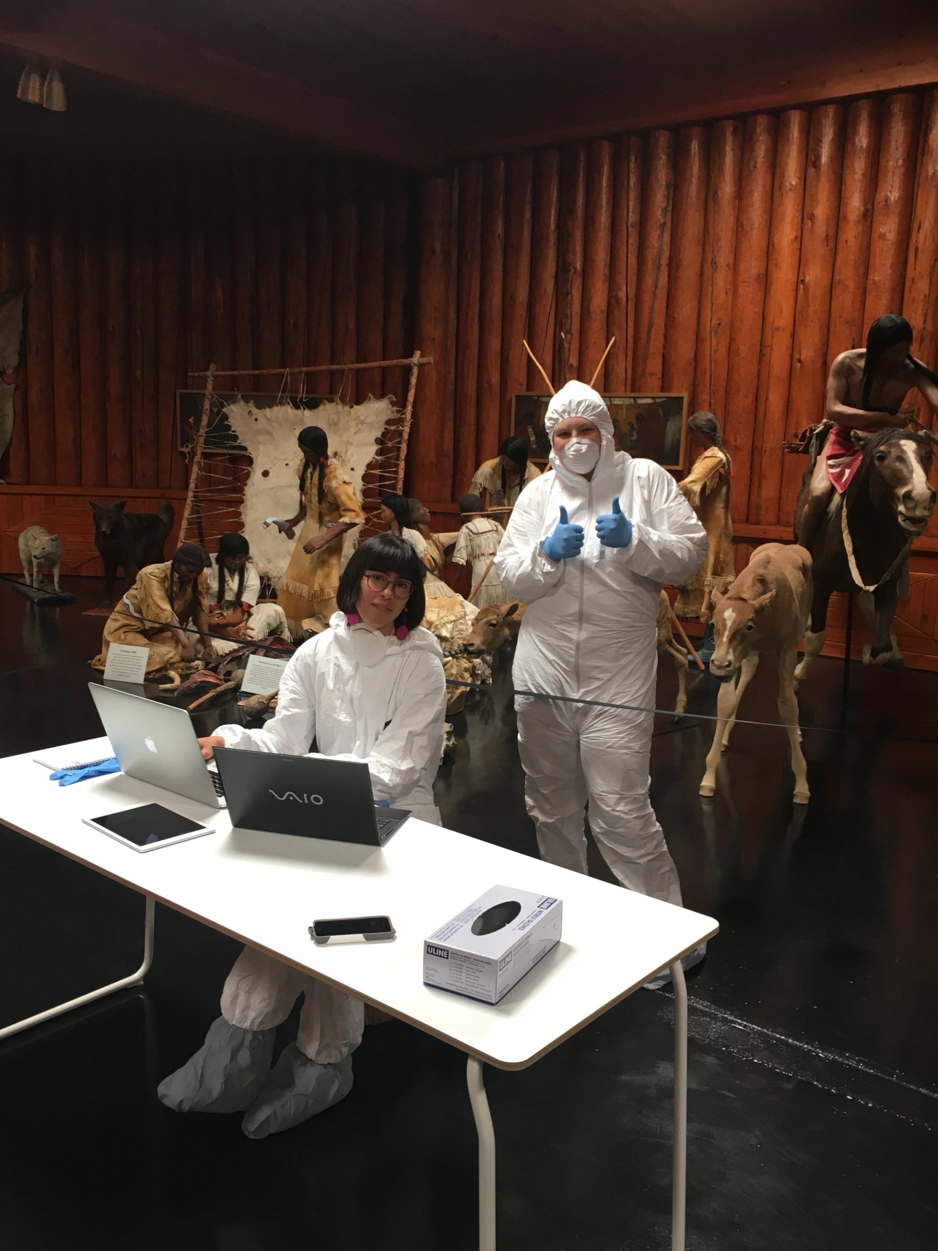 Curators on the job