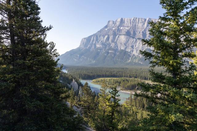 View from Tunnel Mountain Village 1 Campground.