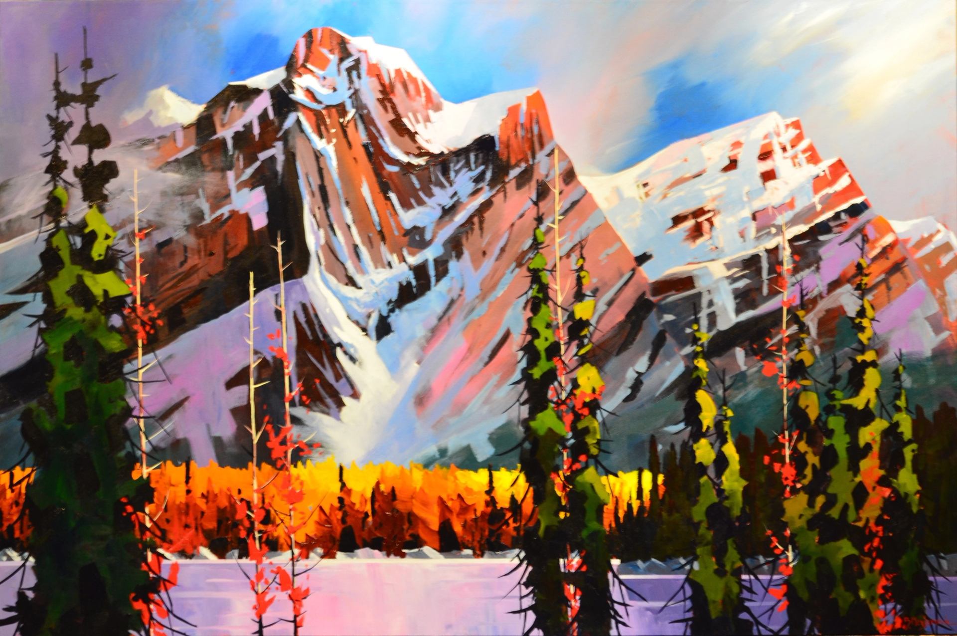 Art work by Branko Marjanovic - one of Alberta's artists