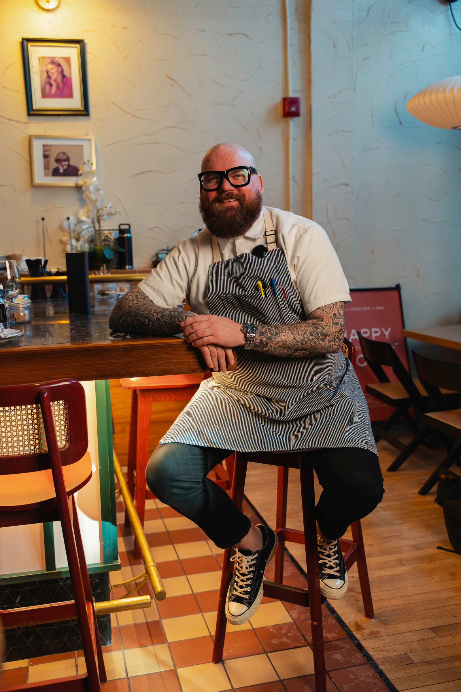 Portraif of Mike Pigot, Managing Partner & Executive Chef at Pat & Betty.