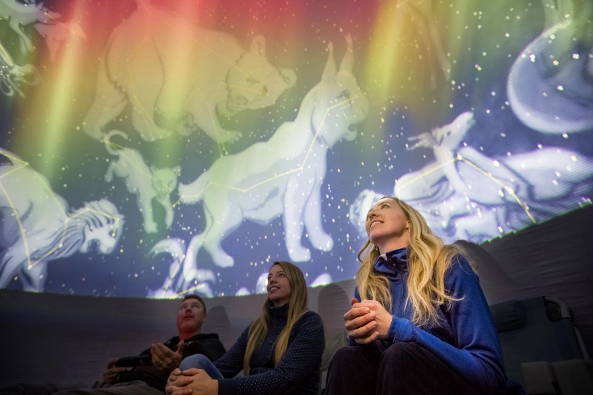 People at Jasper Planetarium
