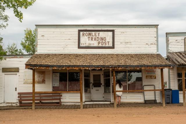 Old street at Rowley Ghost Town.