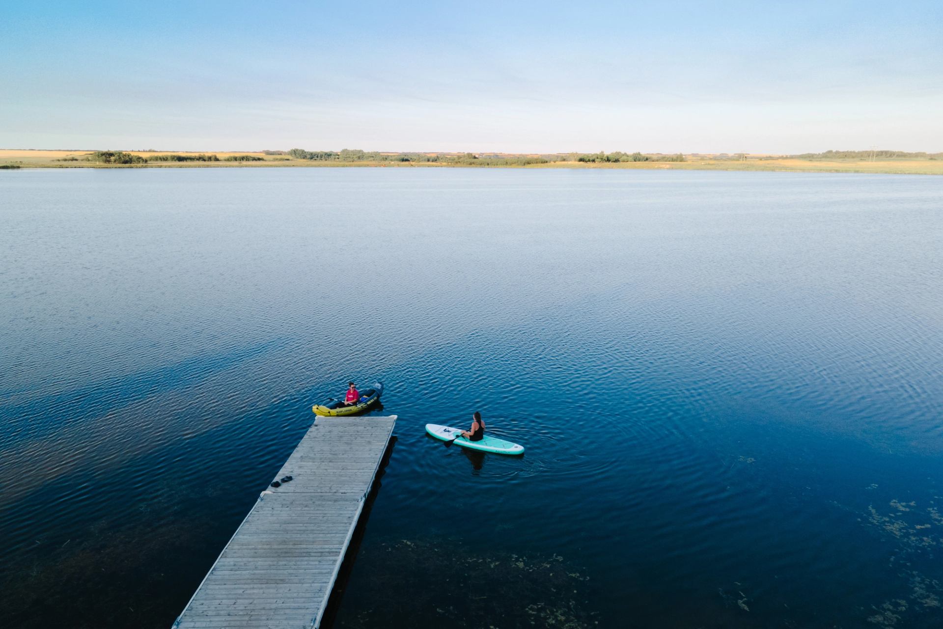 Sedgewick Lake may not be suitable for swimming. However, makes for great paddeling