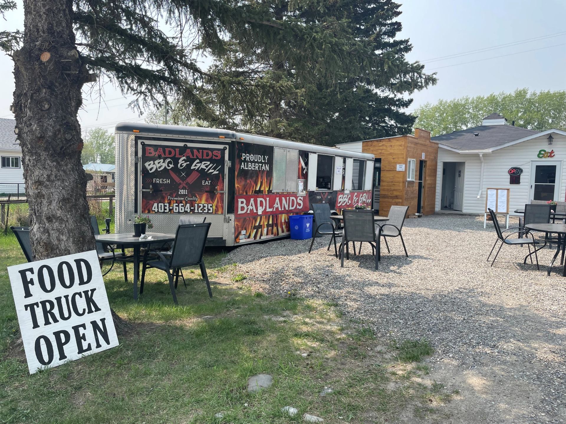 Exterior of the food truck