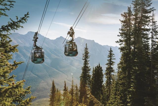 The Banff Gondola in Alberta.