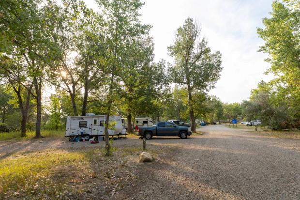 Writing-on-Stone Campground.