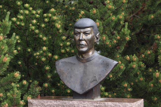 Spock statue in Vulcan