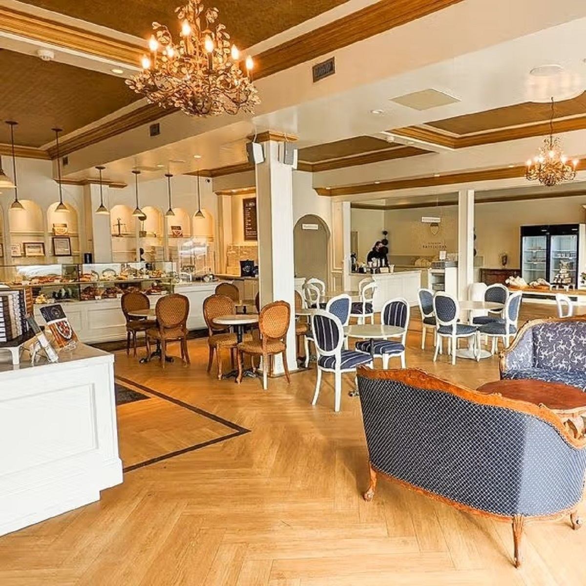 Interior dining at Duchess Bake Shop.