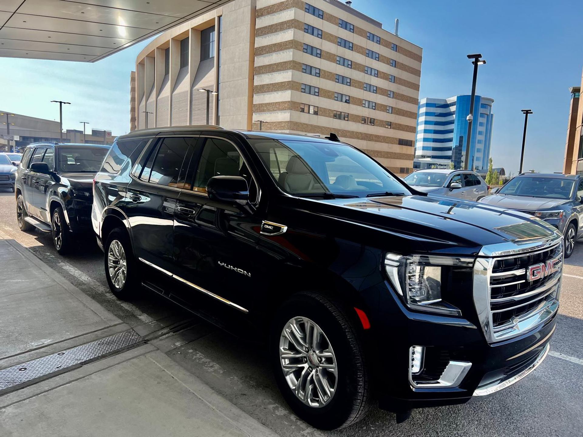 One of their fleet of luxury SUVs