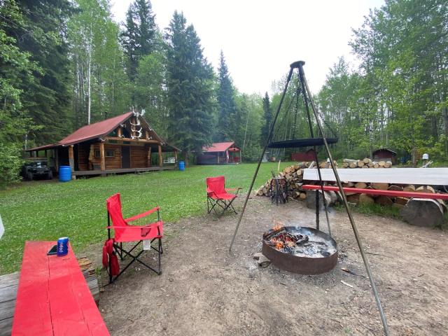 Our cabins sit in an opening that was once an Oat Field that provided food for the horses that were used to patrol the telegraph line.