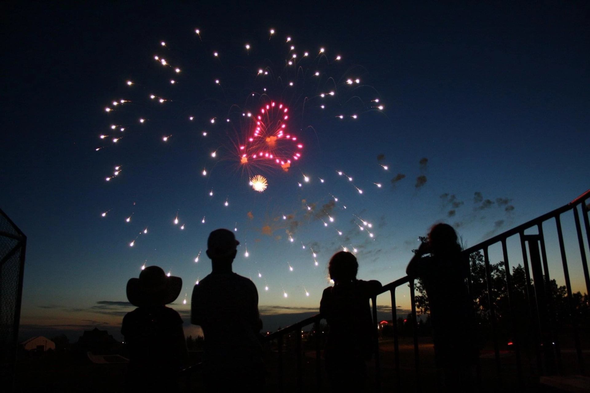 Fireworks at West Stettler Park
