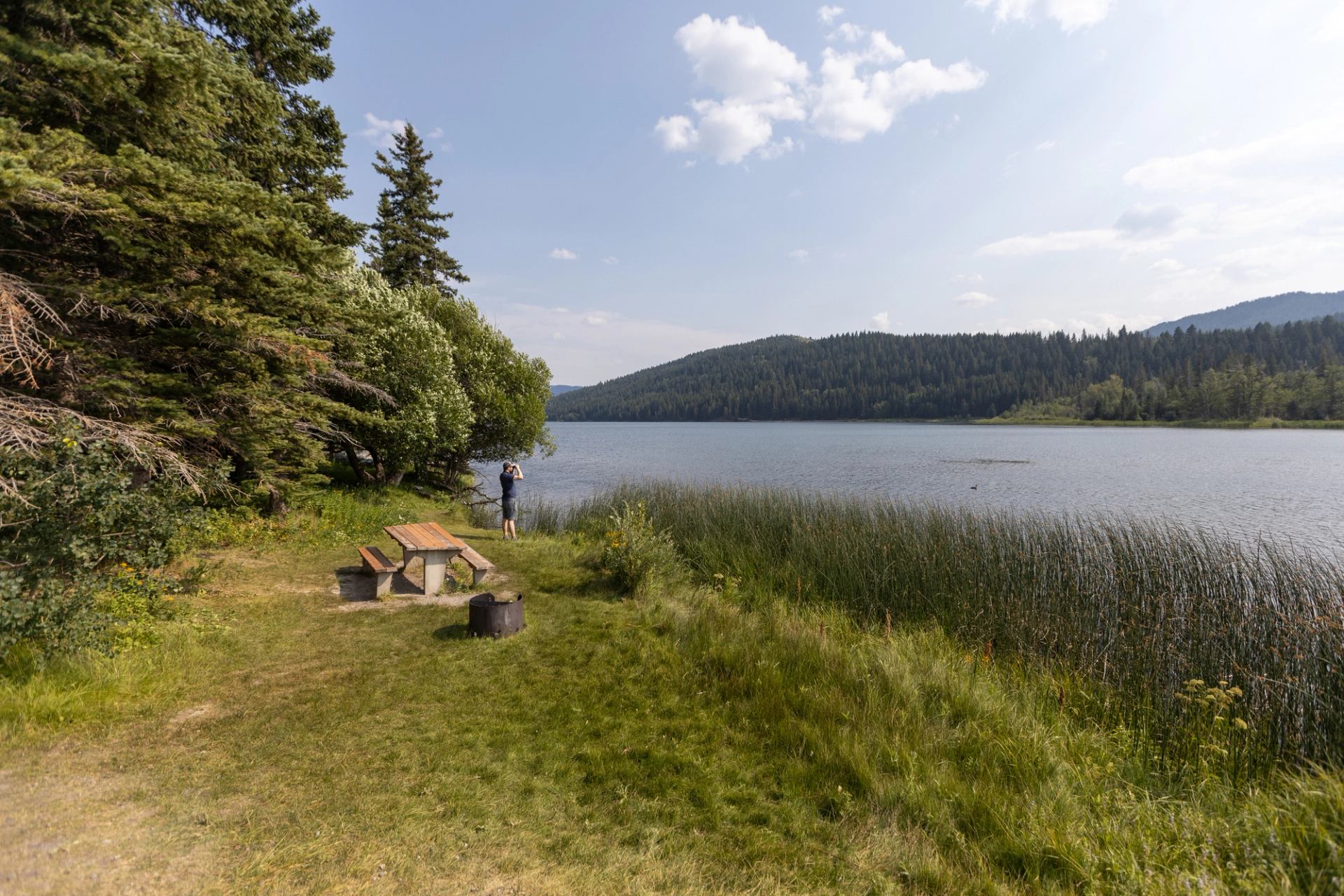 Scenic shot of Beauvais Lake.