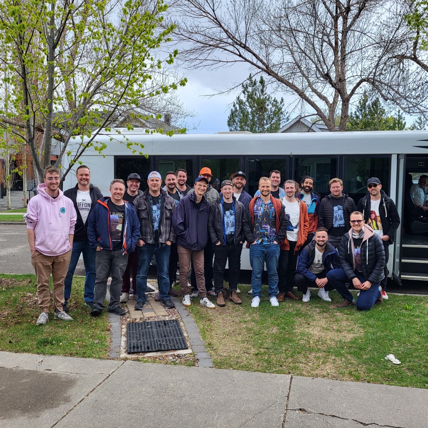 A group going on a Calgary Brewery Tour