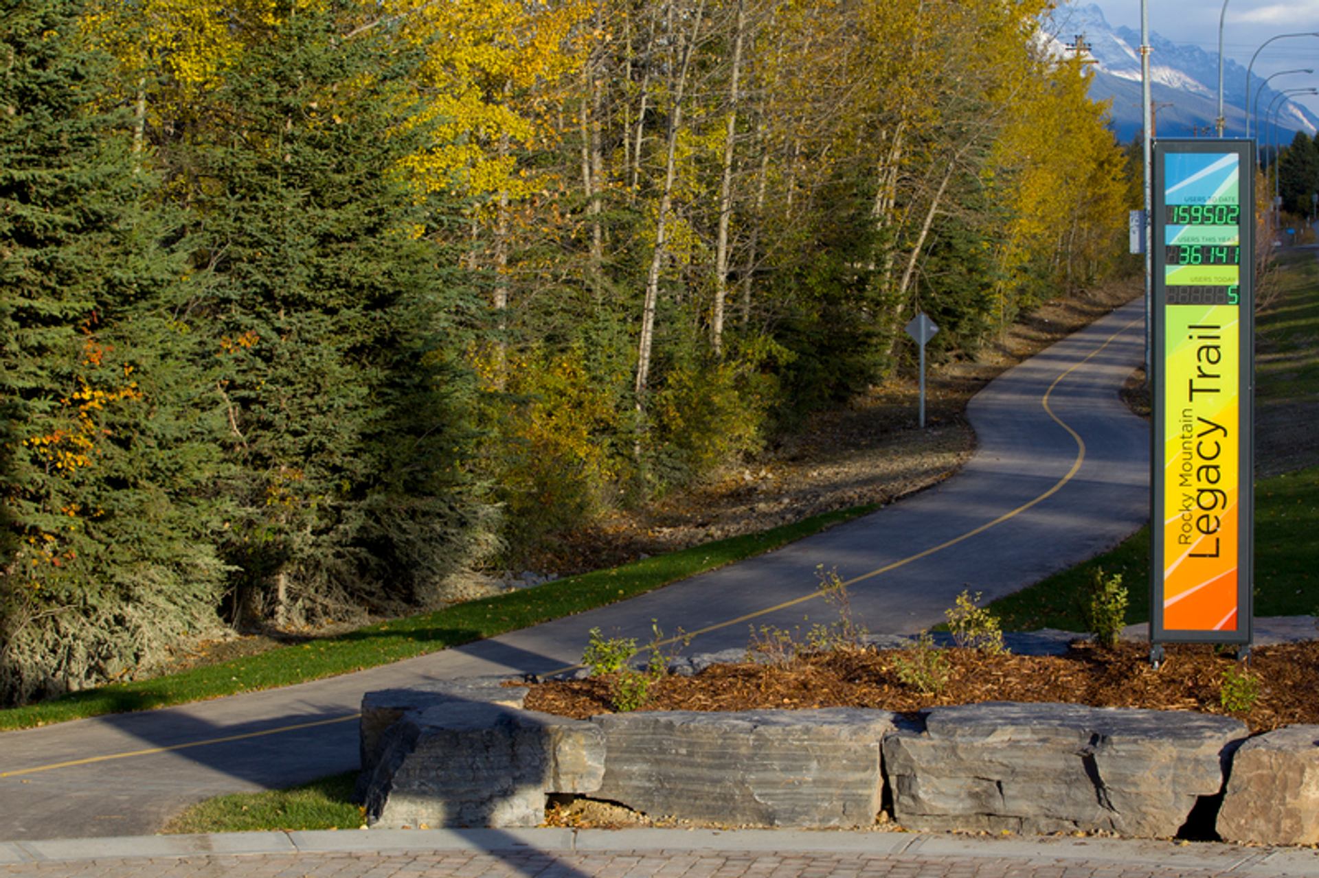 Landscape of the pathway on Legacy Trail