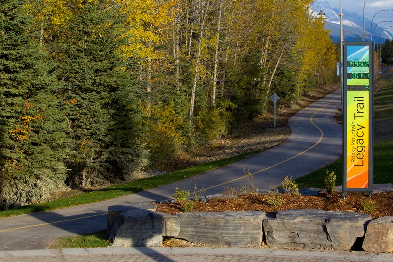 Landscape of the pathway on Legacy Trail