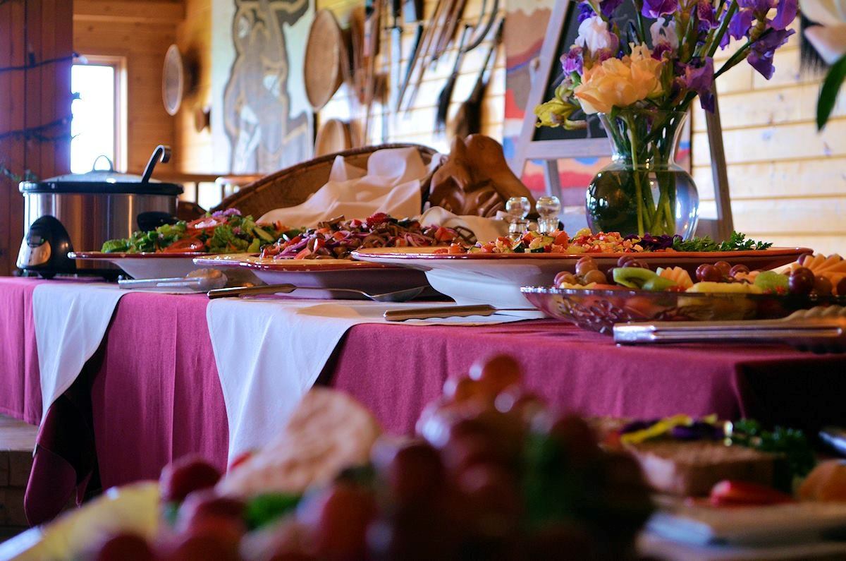 The resturant at Pasu Farm.