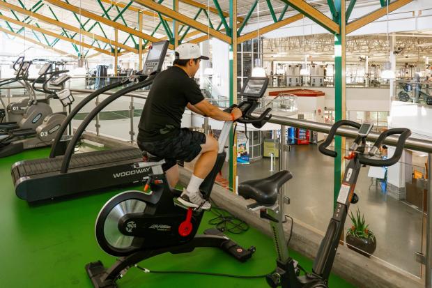 Fitness centre at Terwillegar Community Recreation Centre.