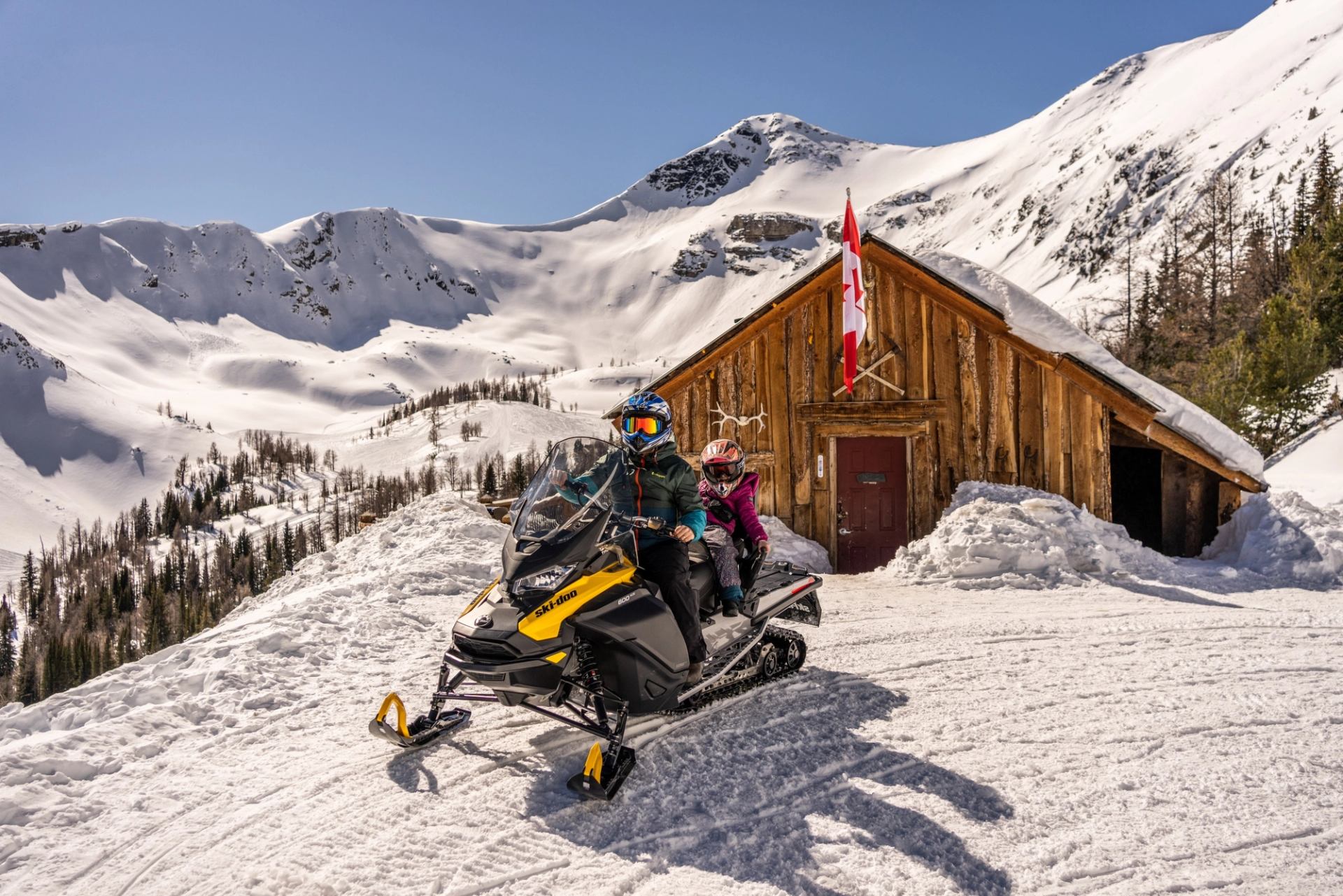Snowmobiling from Banff | Canada's Alberta thumbnail