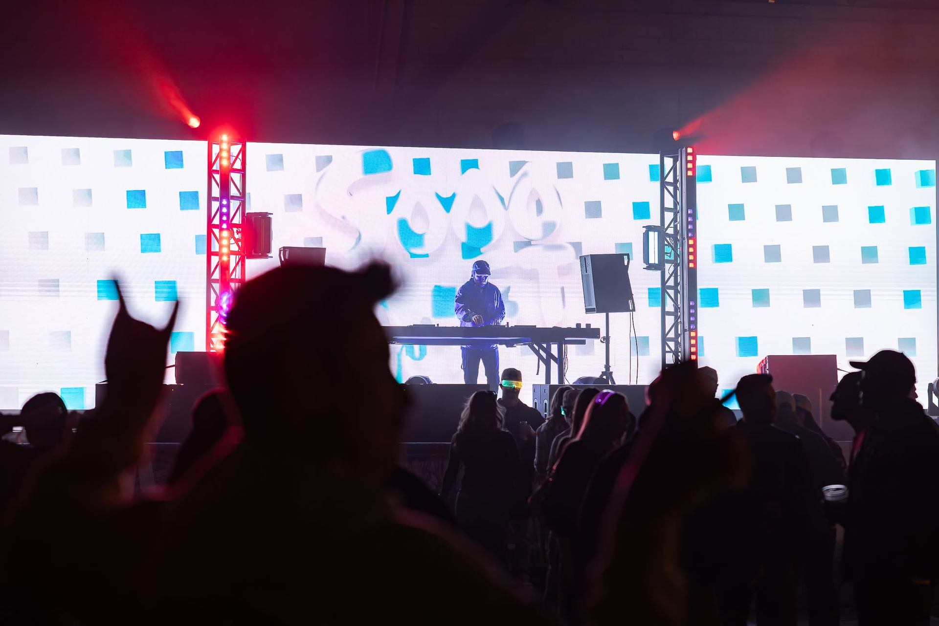 DJ on stage at Beerfest After Party