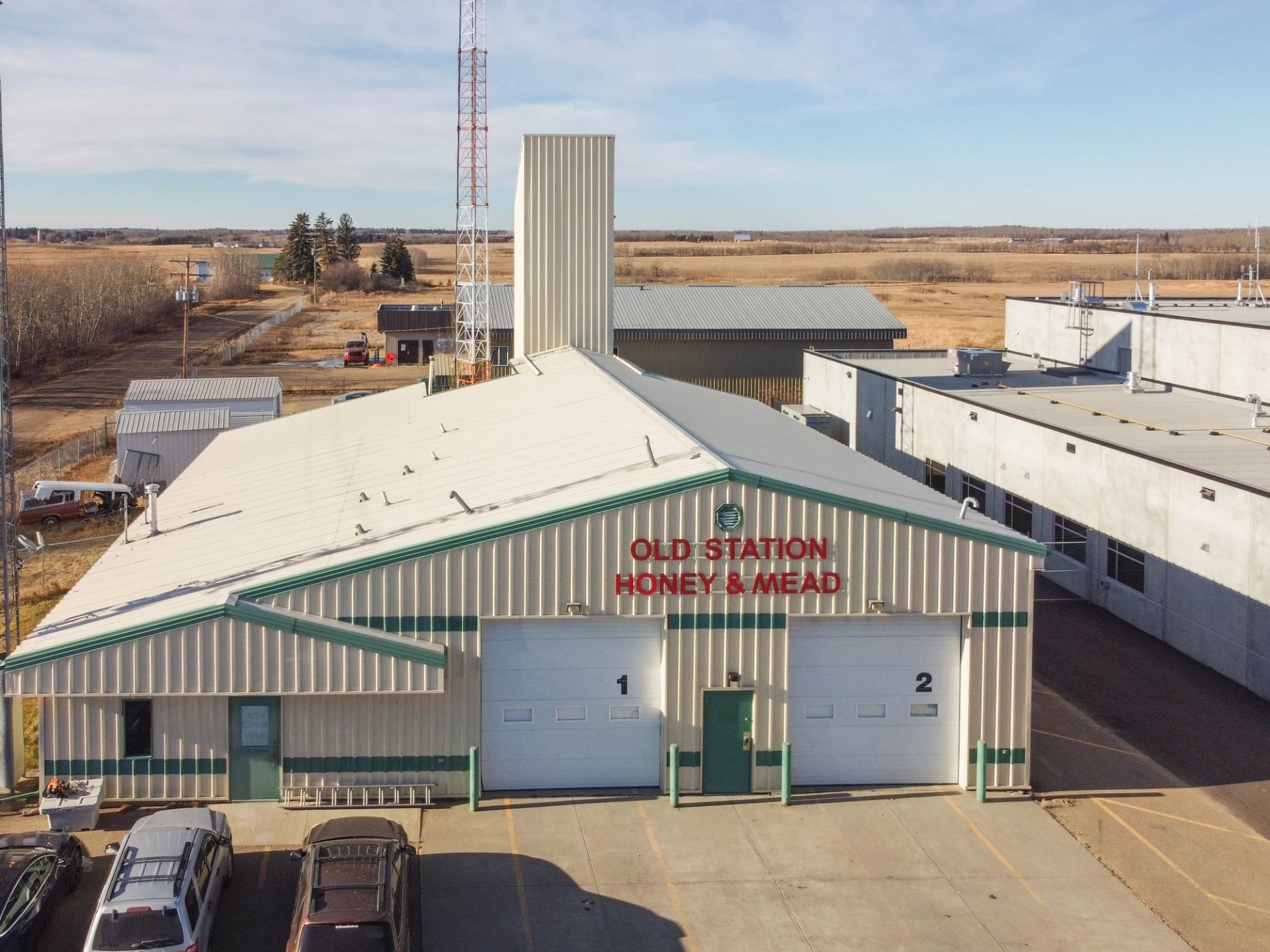 Birds' Eye View of Old Station Honey & Mead