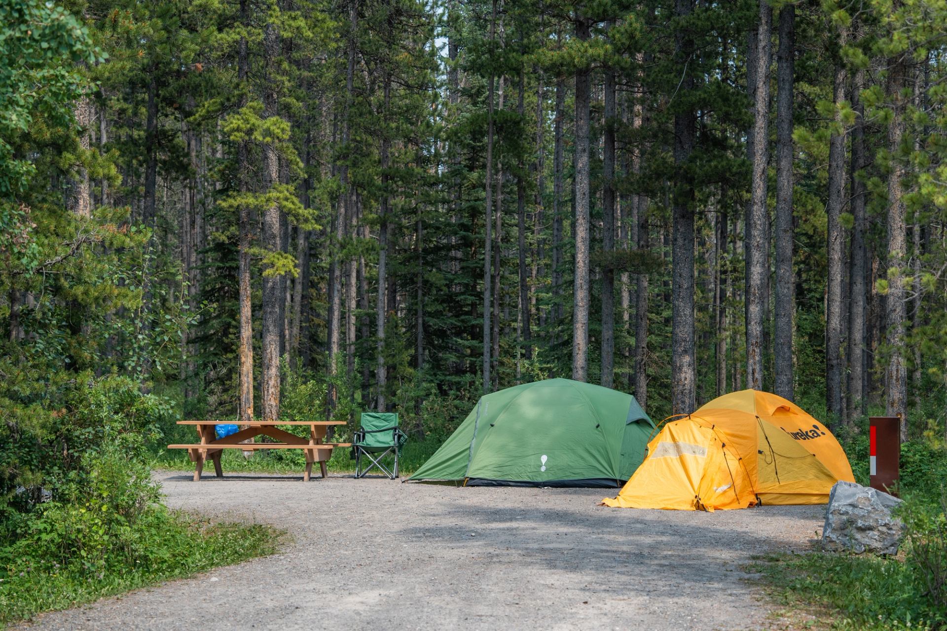 Site at McLean Creek Campground.