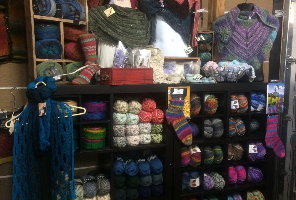 A selection of different yarns