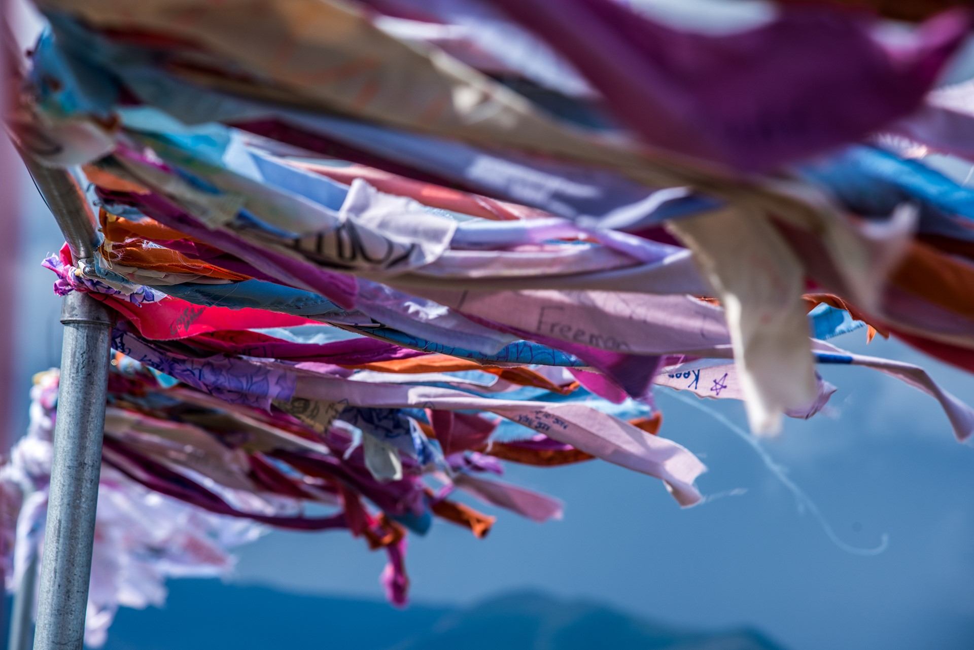Prayer Flags on Mount Hamel