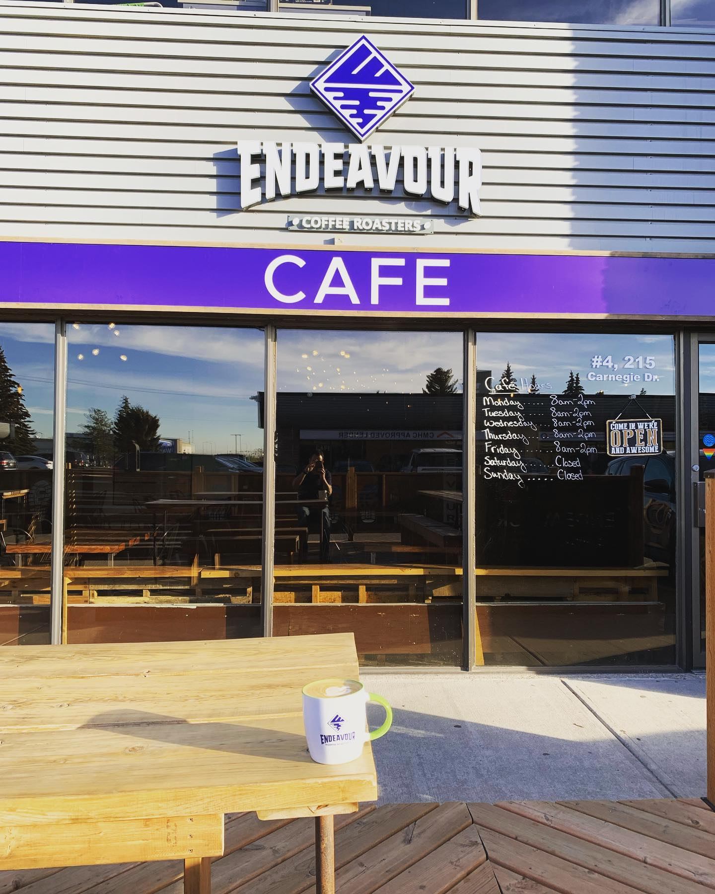 Exterior of Endeavour